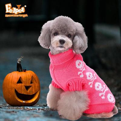 Maglione a strisce per cani Origin Pet Skull & Snowflake per Autunno & Inverno