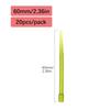 40Mm/60Mm/75Mm Long Anti-Tangle Sleeve Hair Rig Fishing Accessories For Carp Swivels Connector Terminal Fishing Tackle 20Pcs