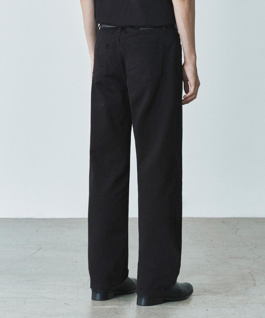 Beulaendideu 1730 Soft Black Jeans [Wide Straight]