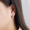 Umcho Clear Stud Earrings For Women Copper Earring Engagement Fashion Jewelry To Girlfriend