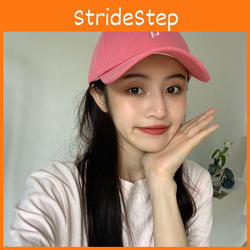 Pink Trendy Adjustable Baseball Cap With Sunshade And Breathable Cotton Material