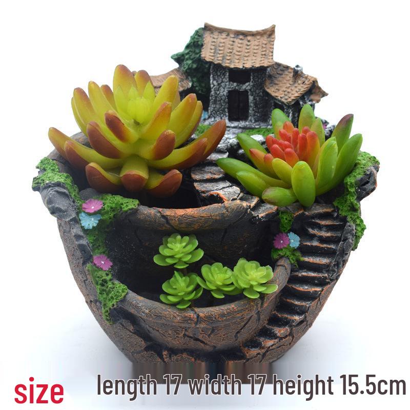 Innovative Hanging Resin Succulent Pot - Ground 001