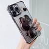 Luxury Mirror Rabbit Crystal Chain Phone Case For Xiaomi 15 Ultra 15Pro 14T 13T 12T Pro 12S 12X Shockproof Holder Cover