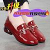 Soft Leather Single Shoes Women's New British Style Leather Shoes Bright Leather One Pedal Two Shoes