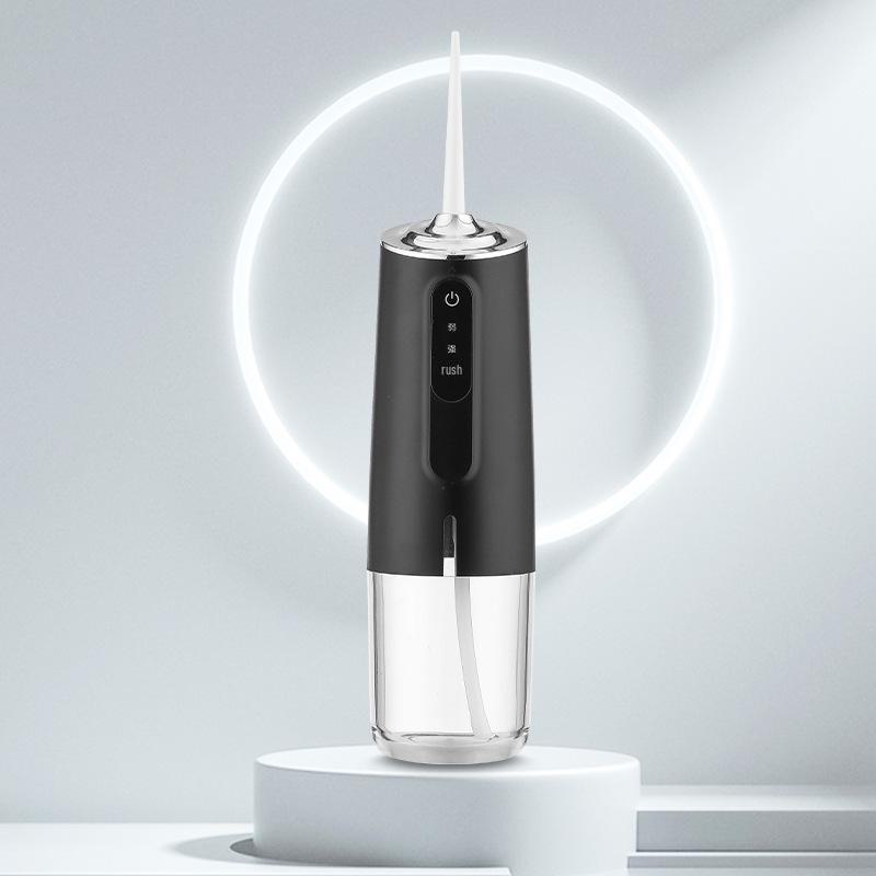 

Портативный электрический ирригатор и очиститель зубов для ухода за полостью рта чёрный