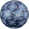 Chelsea FC Theme Soccer Ball Size 5 Soccer Ball Soft Touch Professional Training Football for Outdoor Sports