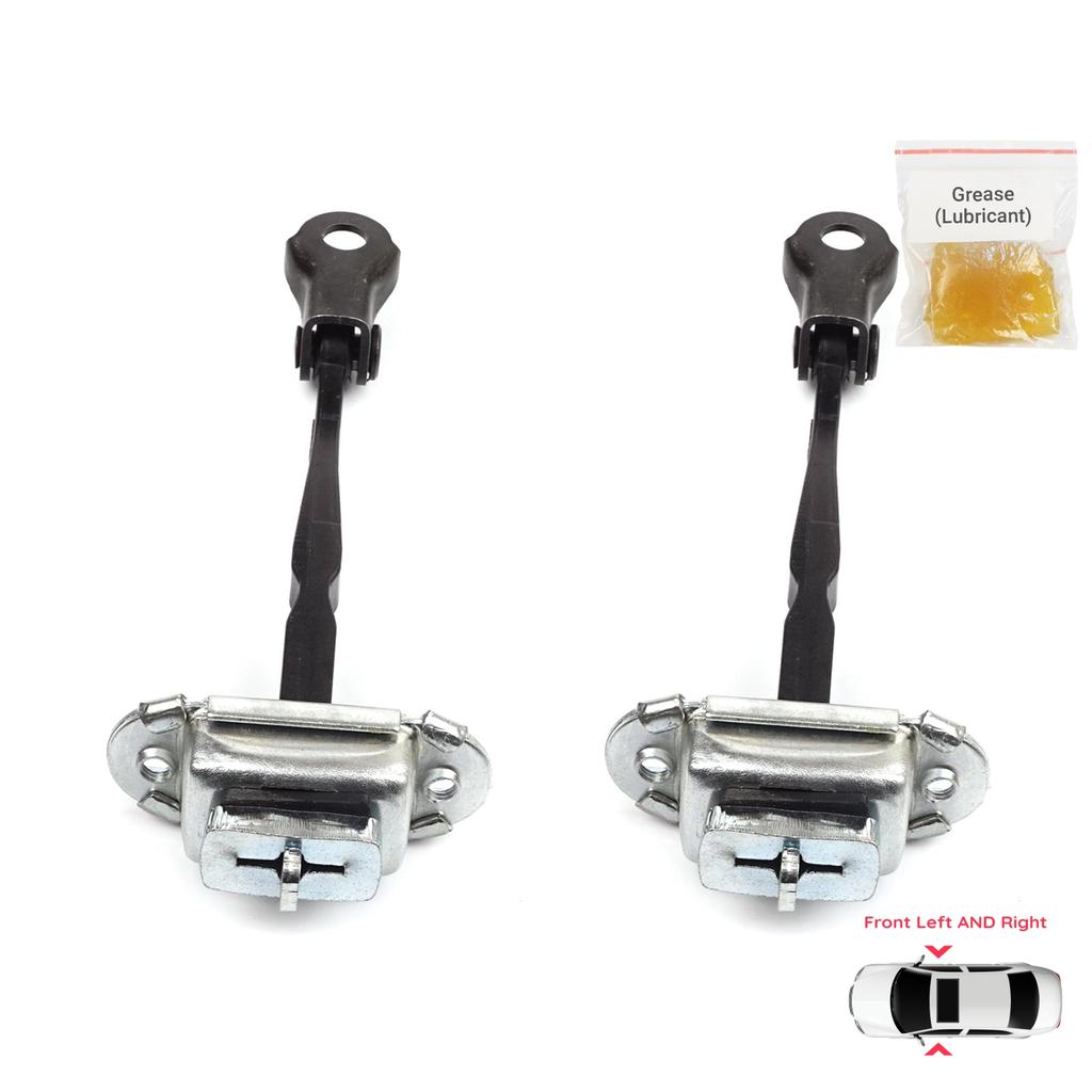 EDP1252-1 2 Pieces Front Left AND Right Door Catch Hinge Brake Stop Check Strap Limiter for Renault Kadjar Nissan Qashqai MK2 J11 804304EA0A