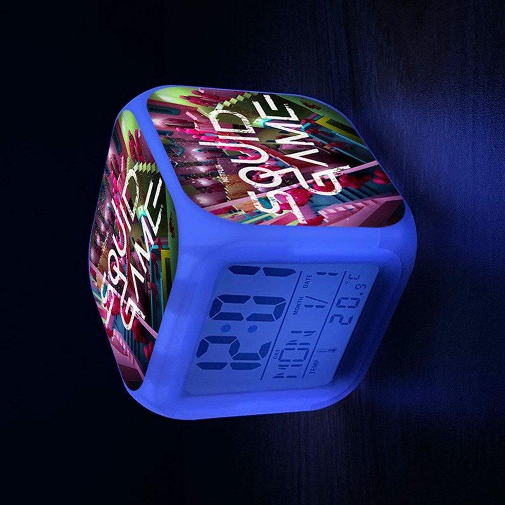 Buy Alarm Clock For Squid Game Alarm Clock Student Led Color Changing