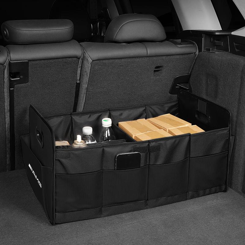 Car Trunk Organizer Storage Box Foldable Large-capacity Case For Mercedes Benz AMG E S C A B Class GLE W204 W203 W205 W210 W213
