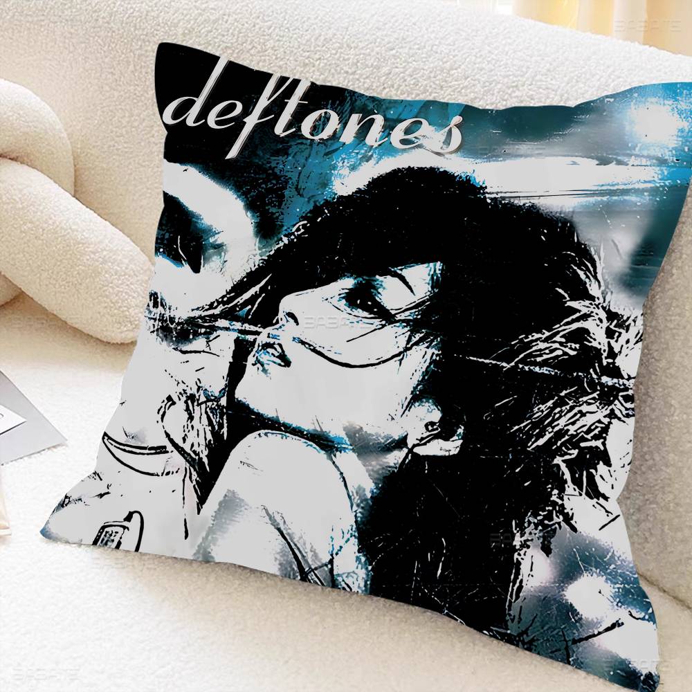 Rock DDeftones Band Pillow Cover for Bedroom Room and Living Room Sofa Decorative Cushion Cover