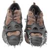 A Pair 19 Teeth Outdoor Climbing Ice Crampons Stainless Steel Welding Anti-Slip Shoe Snow Grips Spikes Cleats(XL 19 Teeth)