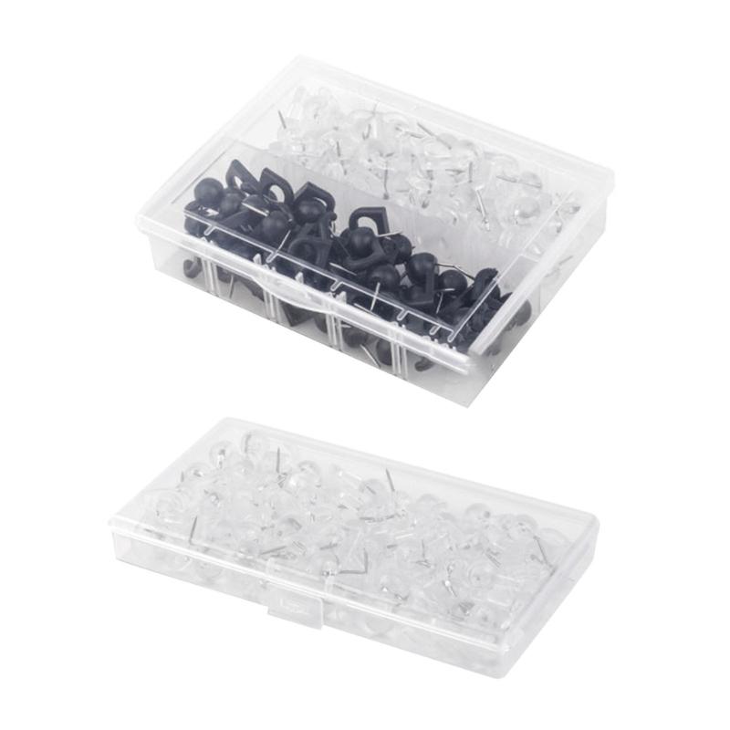 200/300 Stück Reißzweckenhaken zum Aufhängen, Korkwandhaken Nadel Dekorative Reißnägel Haken für Fotowand, Pinnwand