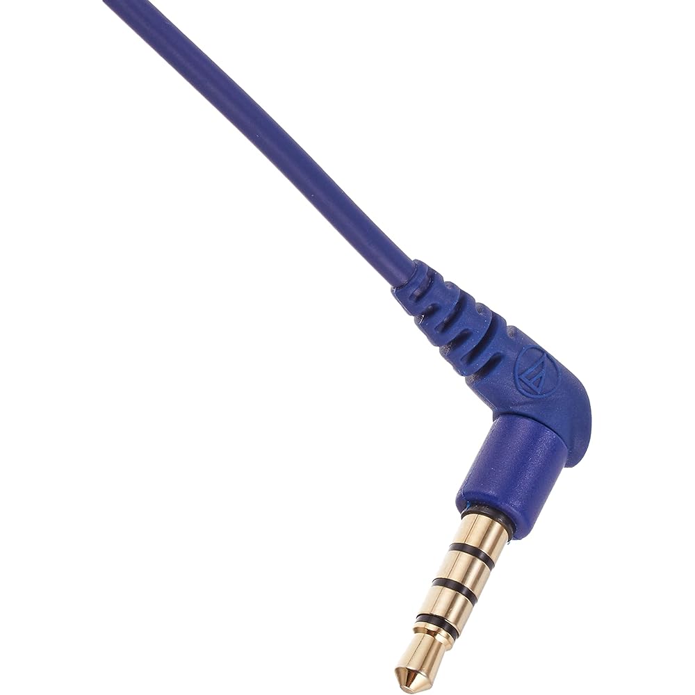 Audio-Technica ATH-CKS550XiS BL Wired In-Ear Headphones for Smartphones, Deep Bass, High-Resolution Audio Compatible, Blue