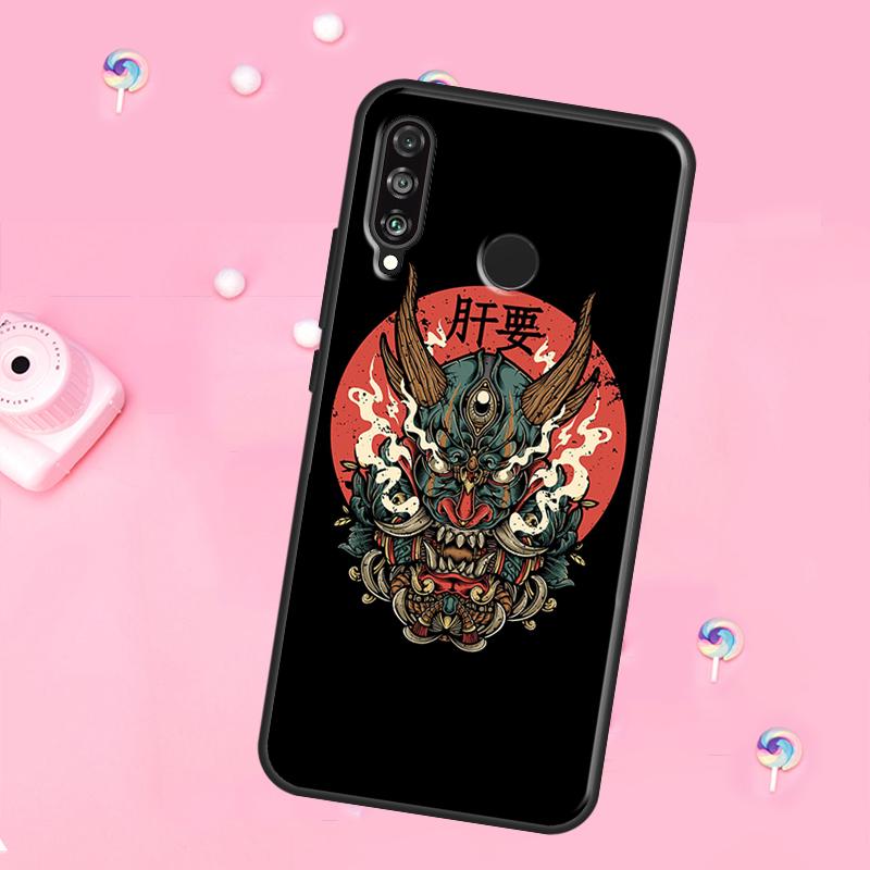 

Japanese Samurai For Huawei Nova 10 9 SE 3i 7i 8i 11i 12i Y73 Y90 Y70 Y72 Y61 Y91 P60 Pro P30 P40 Lite Case Huawei Nova 3i