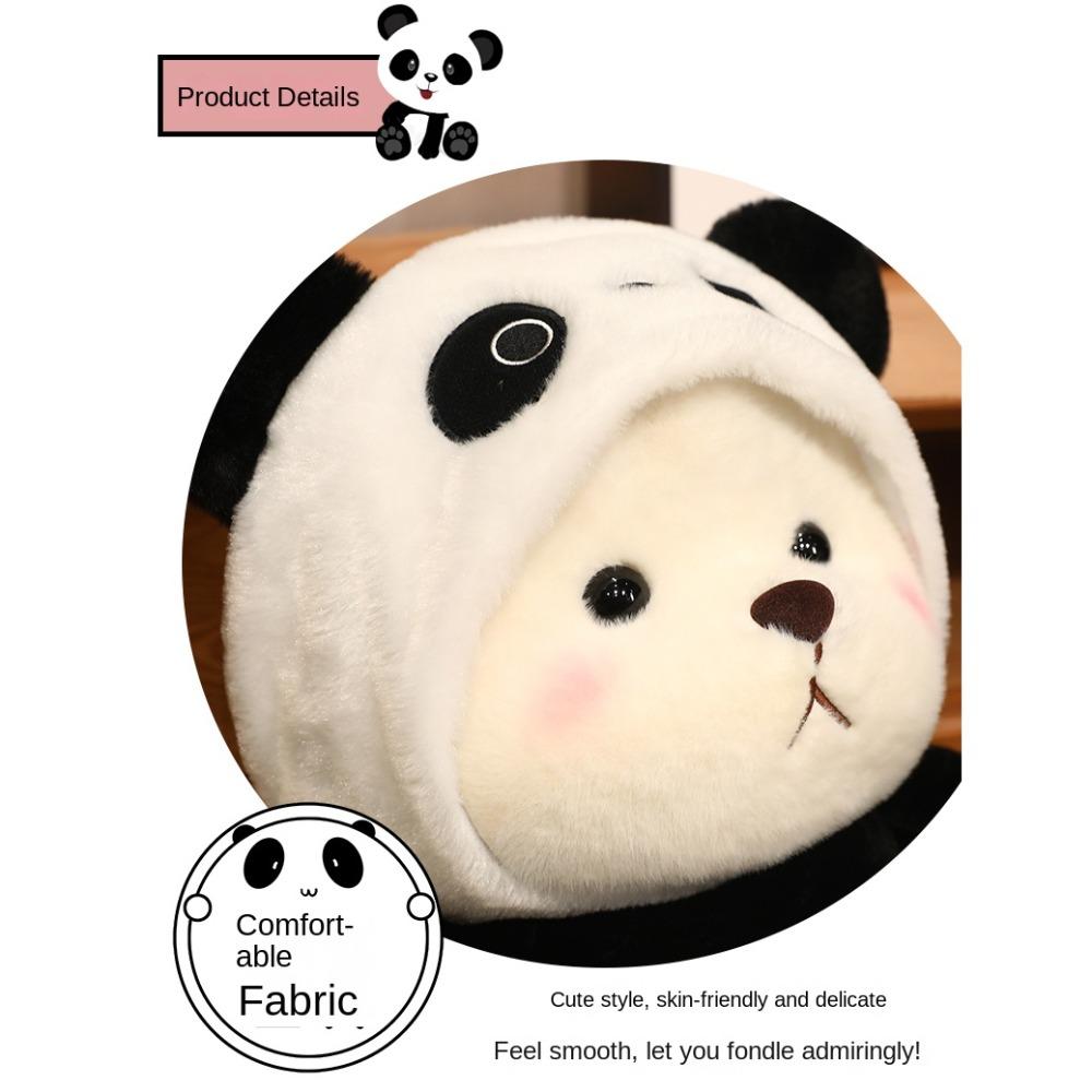 Dinosaur Transformed Bear Plush Doll Bear Bear Turn Into Panda Stuffed Toys Birthday Gift