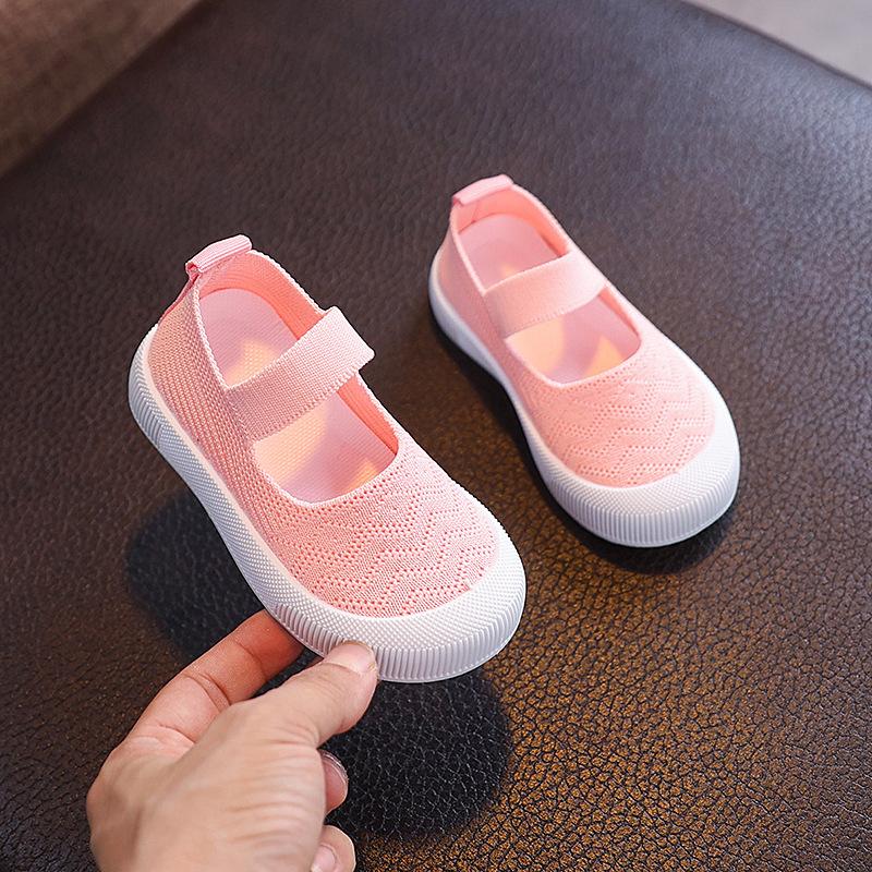Boys  Girls  Single Shoes Children s Shoes Breathable Shoes Sports Shoes 20 розовый