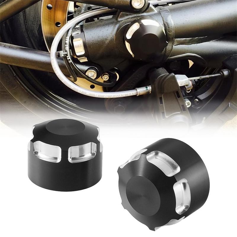 Cnc Billet Aluminum Rear Inside Wheel Axle Nut Cover Fit For Can-Am Spyder Models 2008 To Present