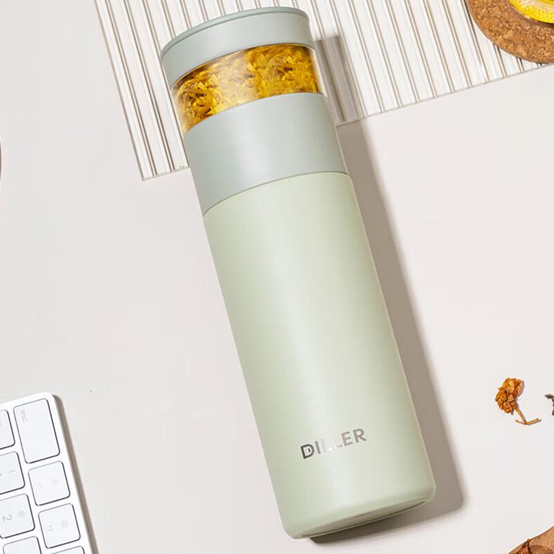 Diller Stainless Steel Tea Infuser Thermos Bottle