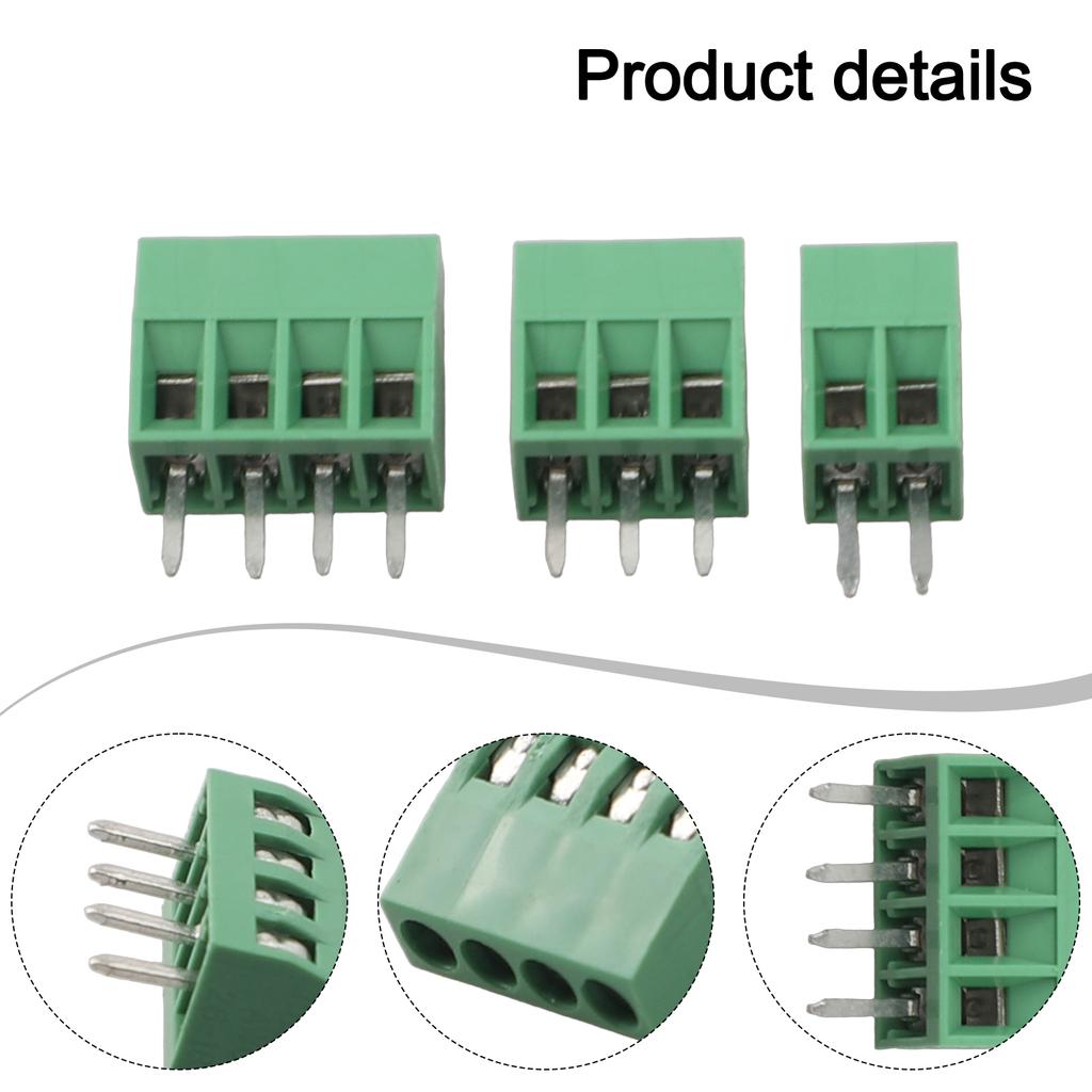 Screw Terminal KF128 Terminal Block Pitch 2.54 Mm Nominal Voltage Pin No. Plastic Product Type Quantity 125V 50pcs