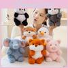 Fox Cute Stuffed Animal Toy Short Plush Material Children Bedroom Doll Gift