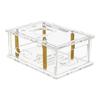 Acrylic Shell Box Vented Enclosure Case For PI 4A Offering Clearly View And Simple Assembly