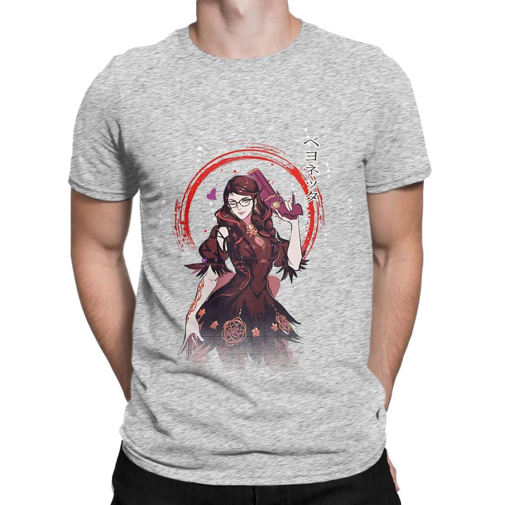 Bayonetta And Cereza Novelty 100 Cotton TShirt Bayonetta Game Tops Tees For Unisex