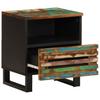Nightstand 40 X 34 X 46 Cm Reclaimed Solid Wood