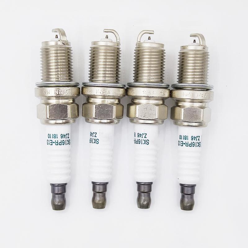 4pcs ZJ46-18-110 SK16PRE13 Iridium Spark Plug For Mazda 2 3 1.3L 1.5L 1.6L 2007 2008 2009-2015 SK16PR-E13 ZJ4618110