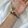 New Punk Personality Minimalist Unique Design Silver Color 5/8/10mm Ball Beading Bracelet for Woman Fashion Jewelry Holiday Gift