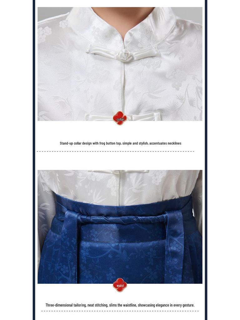 Ma Mian Skirt: New Chinese Style Hanfu Choir & Performance Costume for Girls