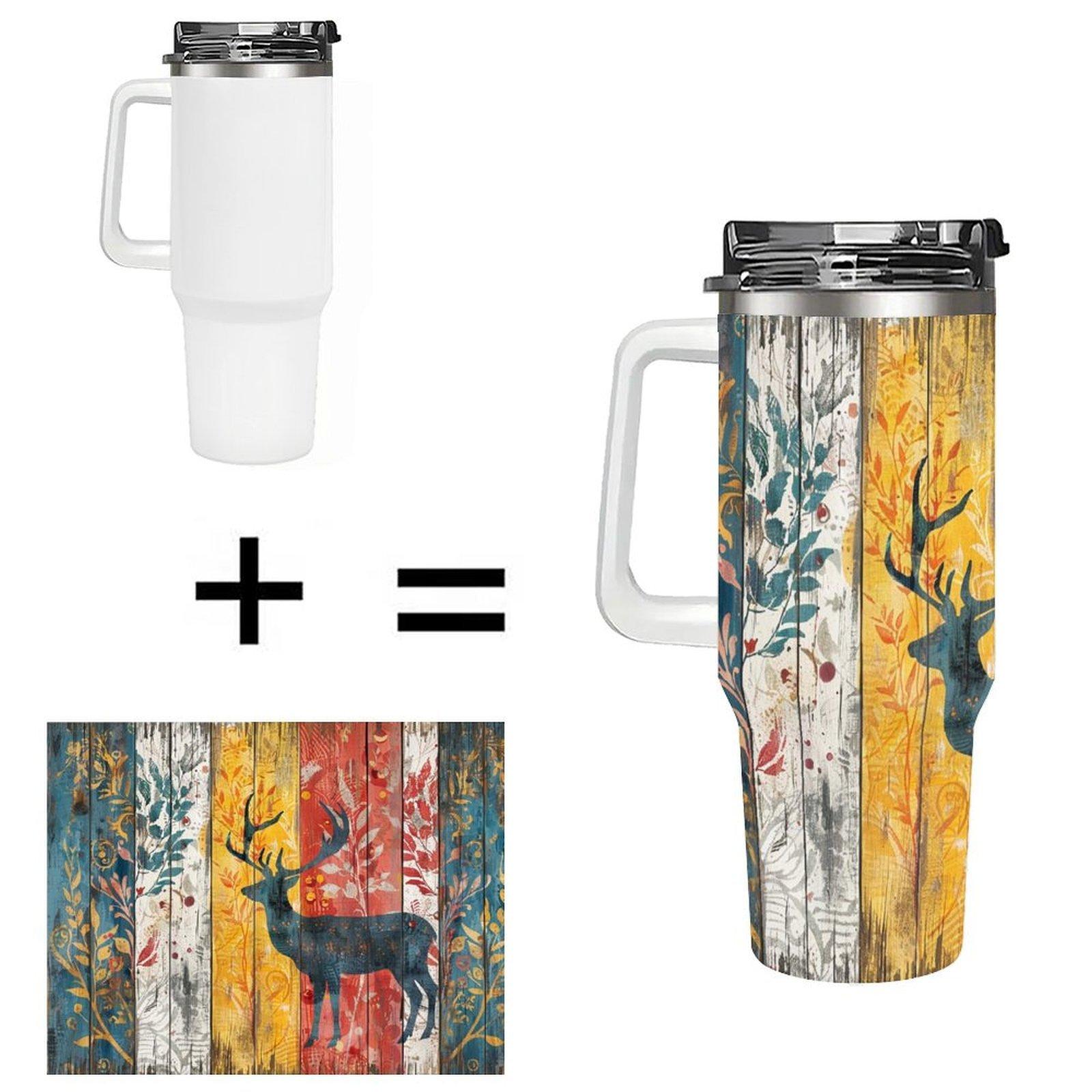Sunflower Farm Sightseeing 40oz Stainless Tumbler  Dropship BPA Free vacuum visitor customized bulk souvenir mug 40oz(1133.98g) белый