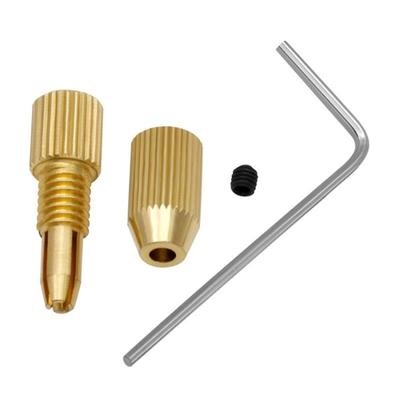 Mandrini per trapano da 0,8 mm-1,5 mm Mini mandrino elettrico Mandrini per trapano in ottone Pinza Porta-inserto Utensile per foratura per utensile rotativo