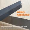 6 Inch Diamond Triangle Saw File High Hardness Bearing Steel Durable Rasp for Sharpening Saw Blade Woodworking and Metal Tools