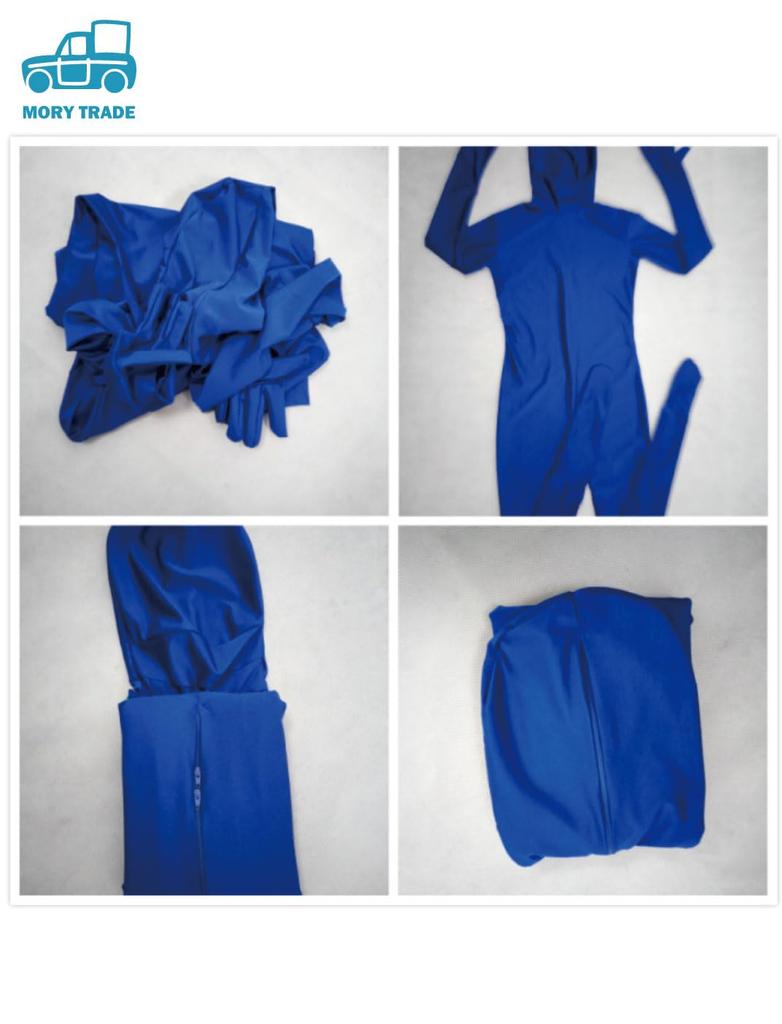 MORYTRADE Rajstopy na całe ciało z twarzą Halloween Czarna dziura, Cosplay, Kostium, 180cm,