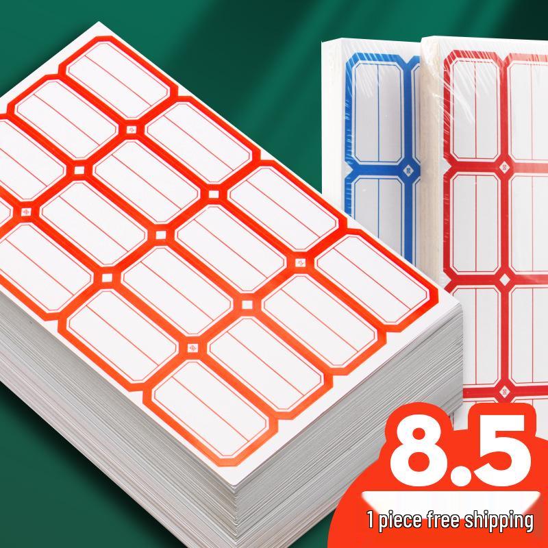 Self-Adhesive Handwritten Label Stickers for Pricing and Advertising