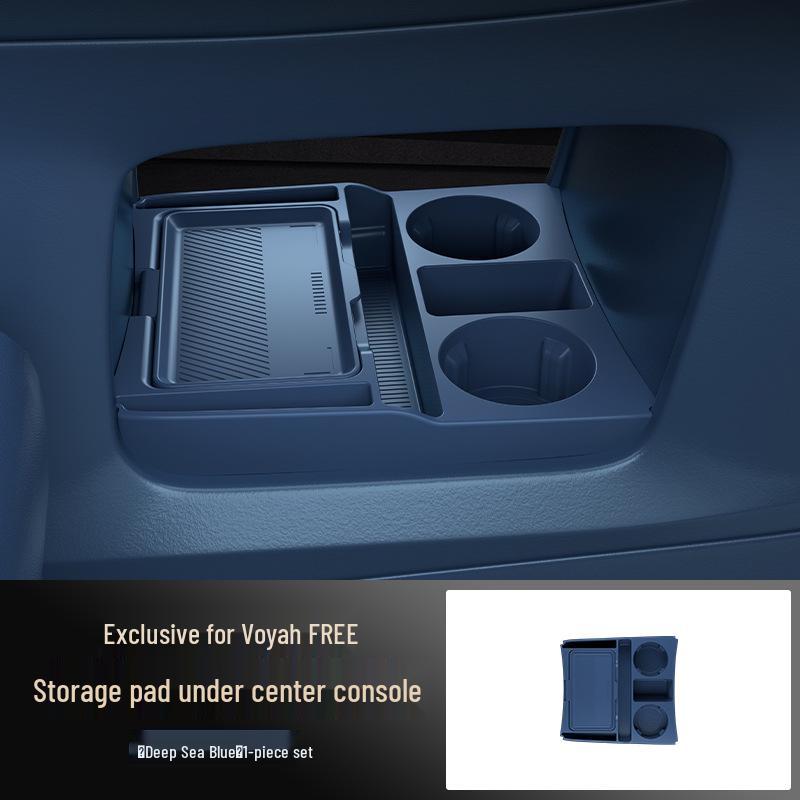 Suitable for 25 Lantu FREE+ Models: Silicone Console Storage & Glasses Case Car Accessory.