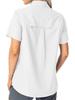Dames 2026 Sneldrogend Kortmouwig Shirt - Effen Kleur, Borstzak met Klep, Ademend, Casual Outdoor Europees & Amerikaans Zomerstijl