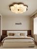 Chinese Song Dynasty Chandelier: Retro Fabric & Walnut Wood Zen Ceiling Light