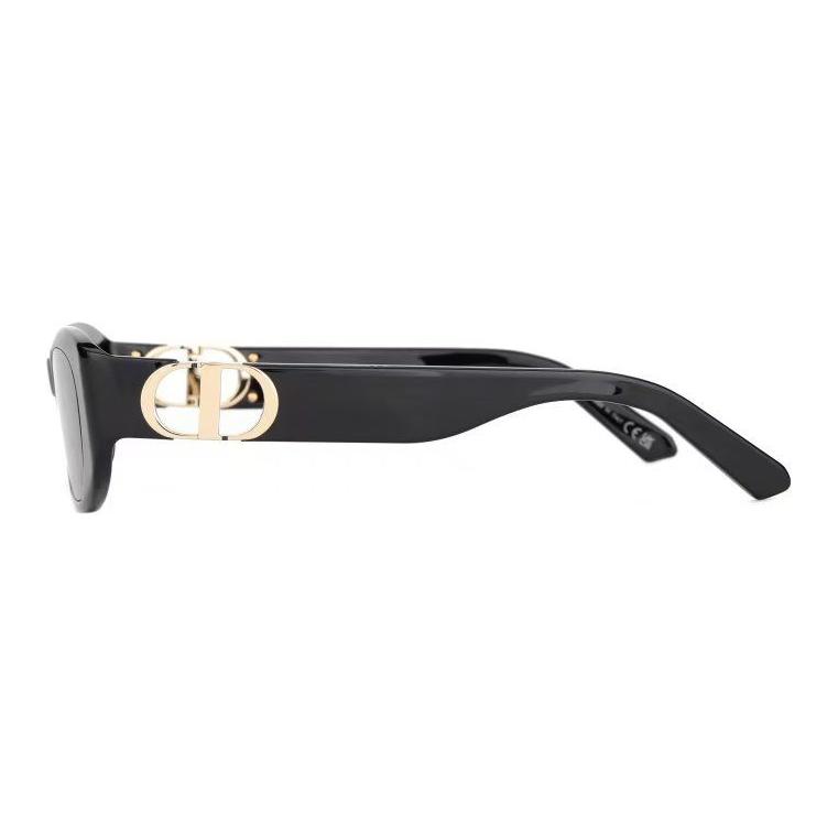Dior Oval Frame Sunglasses Women sunglasses Black 30MONTAIGNE-S9U-10A0