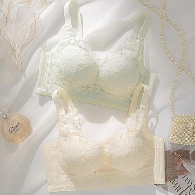 "Latex Lift: Lightweight Summer Bra for Women with Smaller Breasts, Anti-Sagging, Side Support, Hole-Cup Design, No Underwire"