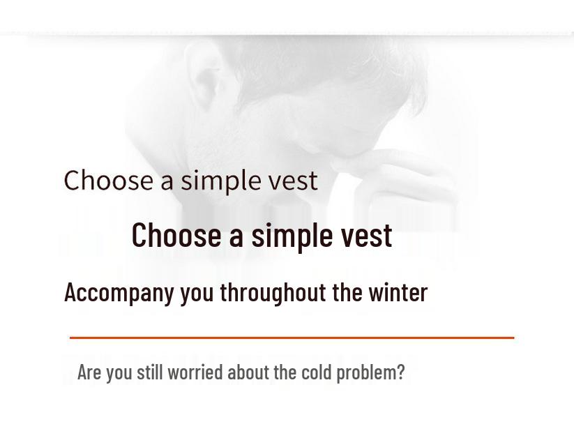 15-Zone Smart Heated Cotton Vest for Men and Women