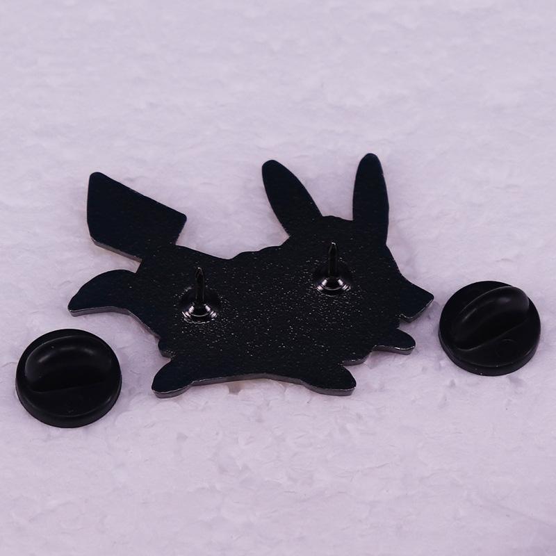 Games Anime Lapel Pins Backpack Jeans Enamel Brooch Fashion Jewelry Gifts Pikachu Cartoon Badges