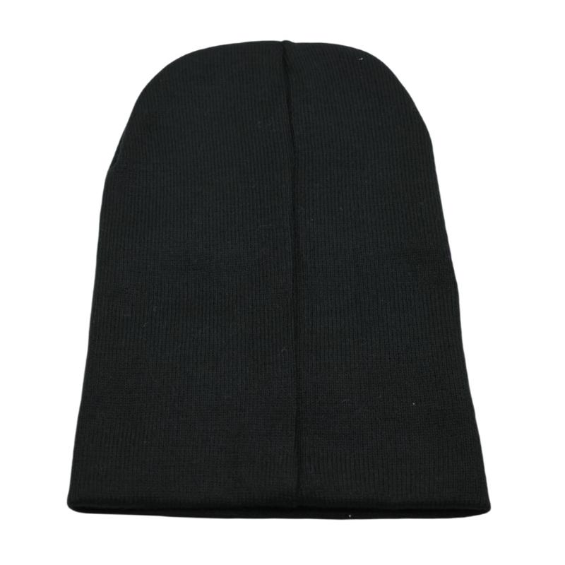 Halloween Skull Knitted Hat Soft Acrylic Adult Unisex Face Mask Hat Headgear For Costume Parties Outdoor Activity