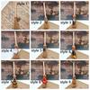Spider Ghost Halloween Broom Wooden Red Rope Broom Mini Broom Pendant  Halloween Festival