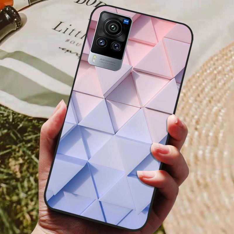 For Vivo X60 Pro Global Version Case Cat Wolf Painted Soft Silicone Phone Cases for Vivo X60 Pro Back Cover X60Pro V2046 Coque