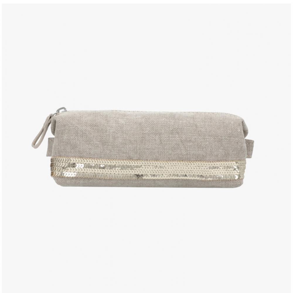 Vanessa Bruno 0pve31 V42030 018 Sequin Pencil Case Pouch Bag