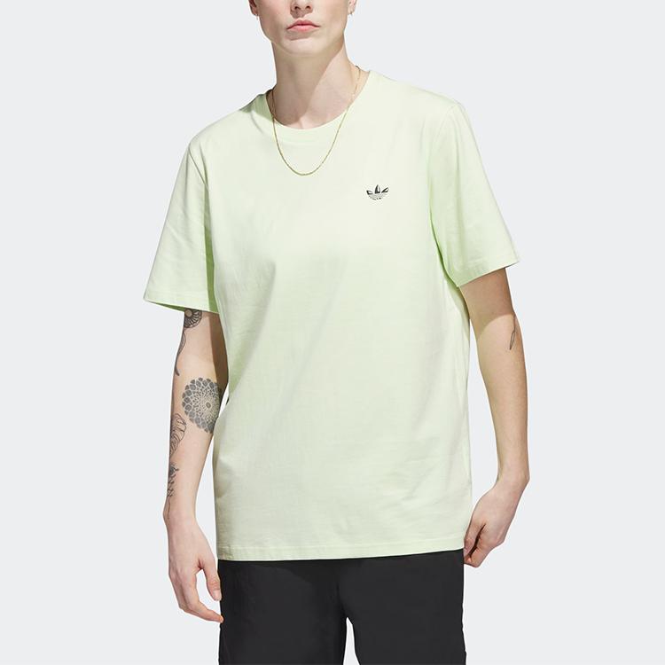 Adidas Originals Trefoil Logo Sporty Loose T-Shirt Men Tops Acid-Lime-Green HS3029