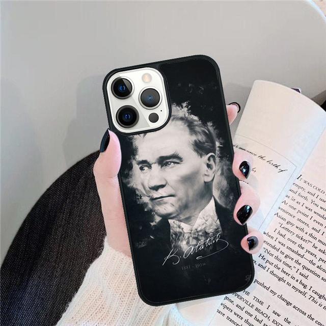 Mustafa Kemal Ataturk Phone Case Cover For iPhone 17 Air 16 15 14 13 12 Pro Max 11 Pro Max Plus Coque Shell