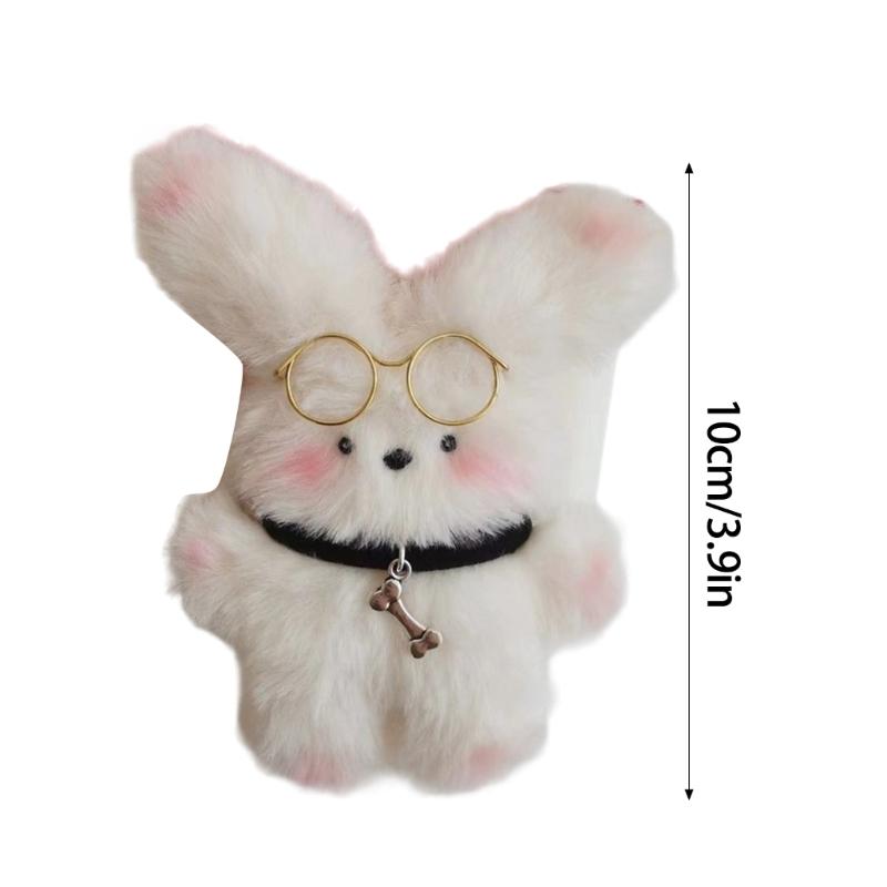 Cute Rabbit Doll Key Chain Stylish Phone Charm Keychain Purse Backpack Wallet Keyring Accessories for Women and Girls