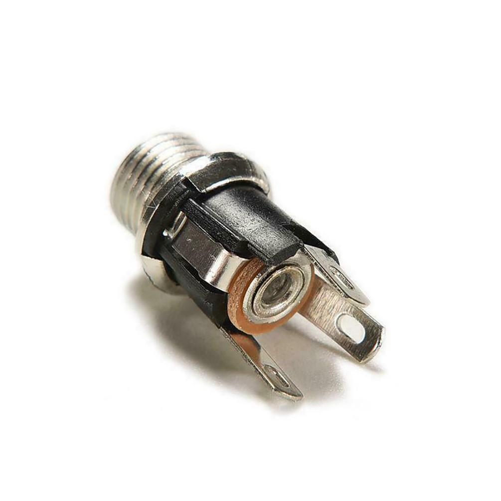 10PCS 5.5x2.1mm Female Metal Panel Mount Socket DC Power Connector Plug